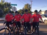 firefighter bike team