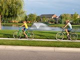 Kids biking in Meridian
