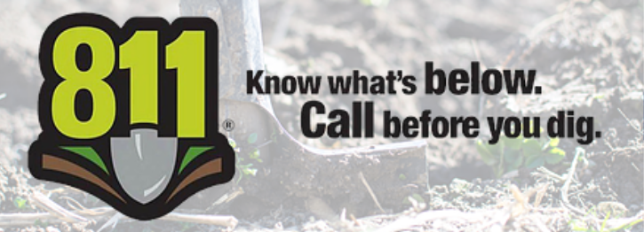 811 Call before you dig graphic