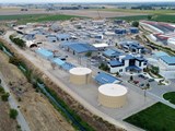 Aerial shot of City of Meridian's Wastewater Resource Recovery Facility